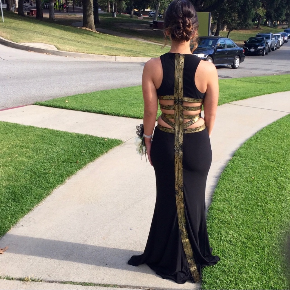 Black Long Dress (Great for Prom or Wedding)